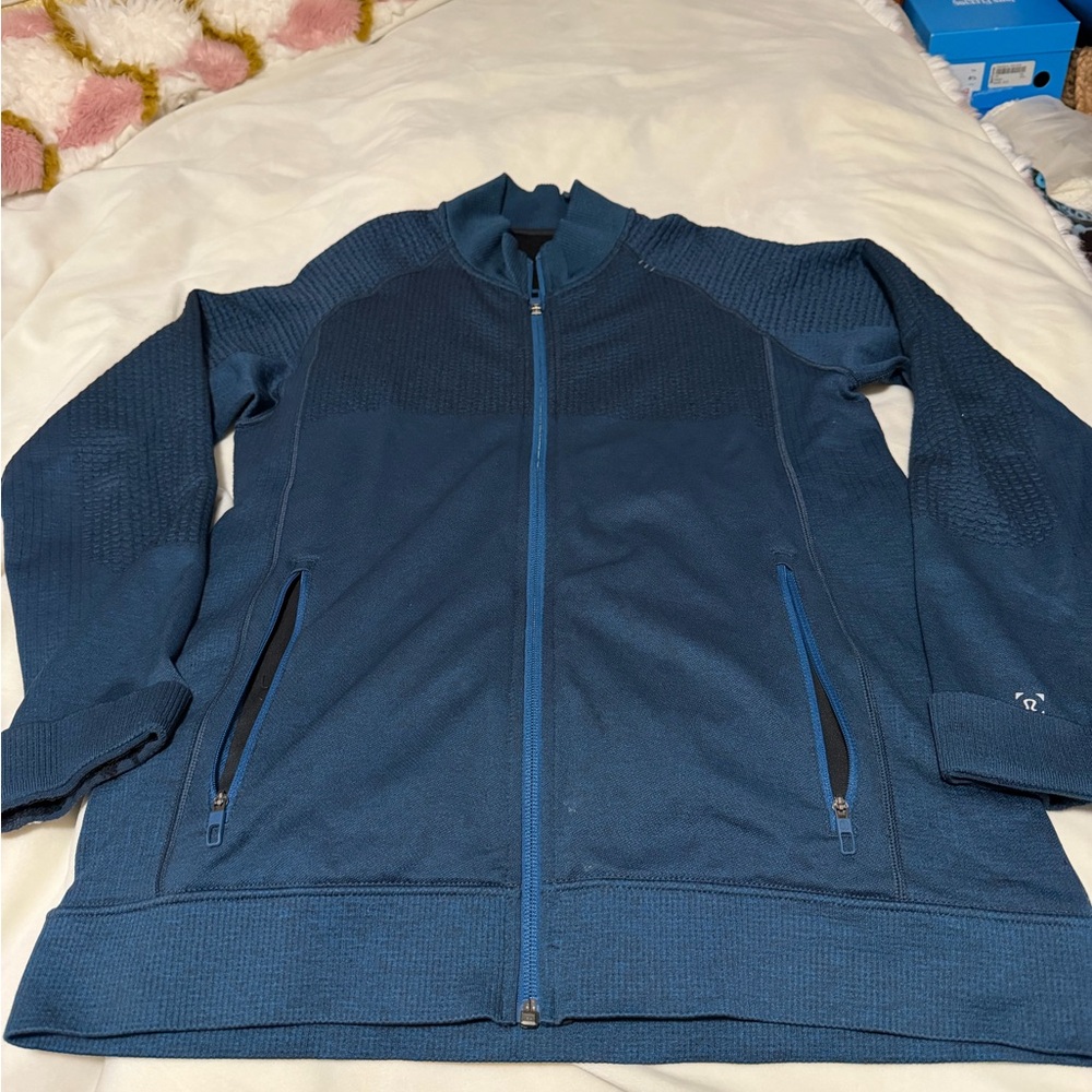 Lululemon Engineered Warmth Men's Full-Zip Performance Jacket Navy Medium